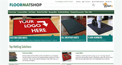 Desktop Screenshot of floormatshop.com