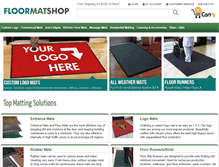 Tablet Screenshot of floormatshop.com